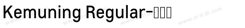 Kemuning Regular字体转换